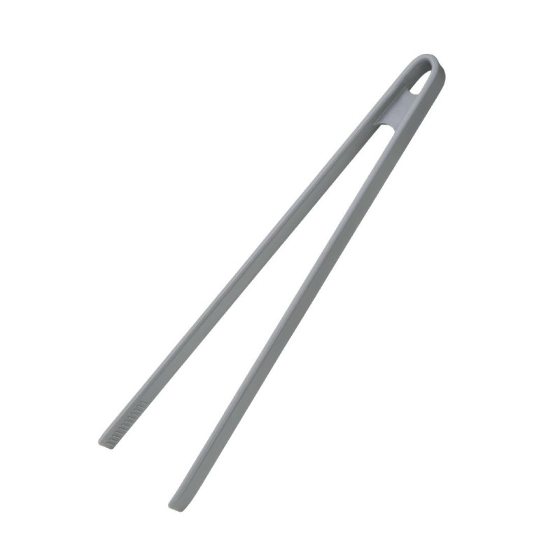 Pinza Grigia in Silicone Resistente al Calore 290mm - Vogue - Fourniresto Pinza Grigia in Silicone Resistente al Calore 290mm - Vogue - Fourniresto