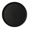 Piatto Antiscivolo Nero Blackline Rotondo Ø 310mm - Roltex - Fourniresto