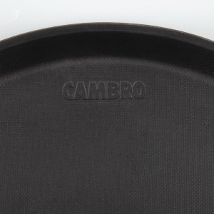 Piatto Rotondo in Fibra di Vetro Antiscivolo Nero Treadlite Ø 355 mm - Cambro - Fourniresto