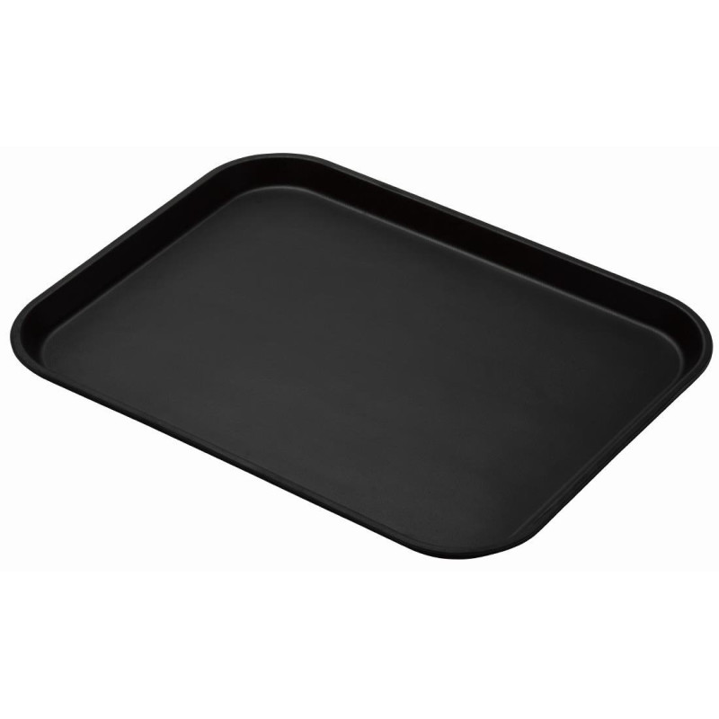 Piatto Rotondo in Fibra di Vetro Antiscivolo Nero Treadlite Ø 457 mm - Cambro - Fourniresto Piatto Rotondo in Fibra di Vetro Antiscivolo Nero Treadlite Ø 457 mm - Cambro - Fourniresto
