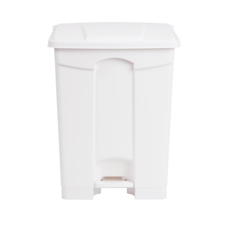 Cestino per la raccolta differenziata della cucina con pedale bianco 65L - Jantex - Fourniresto Cestino per la raccolta differenziata della cucina con pedale bianco 65L - Jantex - Fourniresto