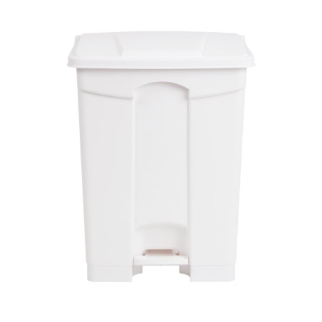 Cestino per la raccolta differenziata della cucina con pedale bianco 65L - Jantex - Fourniresto