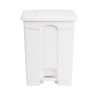 Cestino per la raccolta differenziata della cucina con pedale bianco 65L - Jantex - Fourniresto
