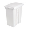 Cestino per la raccolta differenziata della cucina con pedale bianco 65L - Jantex - Fourniresto