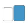 Piatto in poliestere Versalite grigio marmorizzato 457 mm - Cambro - Fourniresto