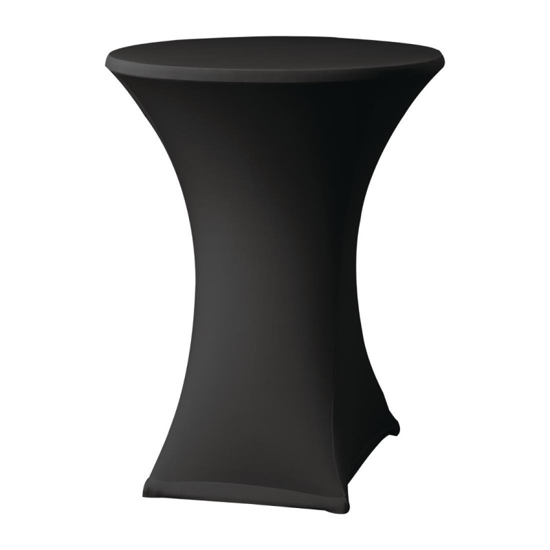 Copertura per tavolo estensibile Samba nera per tavolo con gambe incrociate - FourniResto - Fourniresto Copertura per tavolo estensibile Samba nera per tavolo con gambe incrociate - FourniResto - Fourniresto