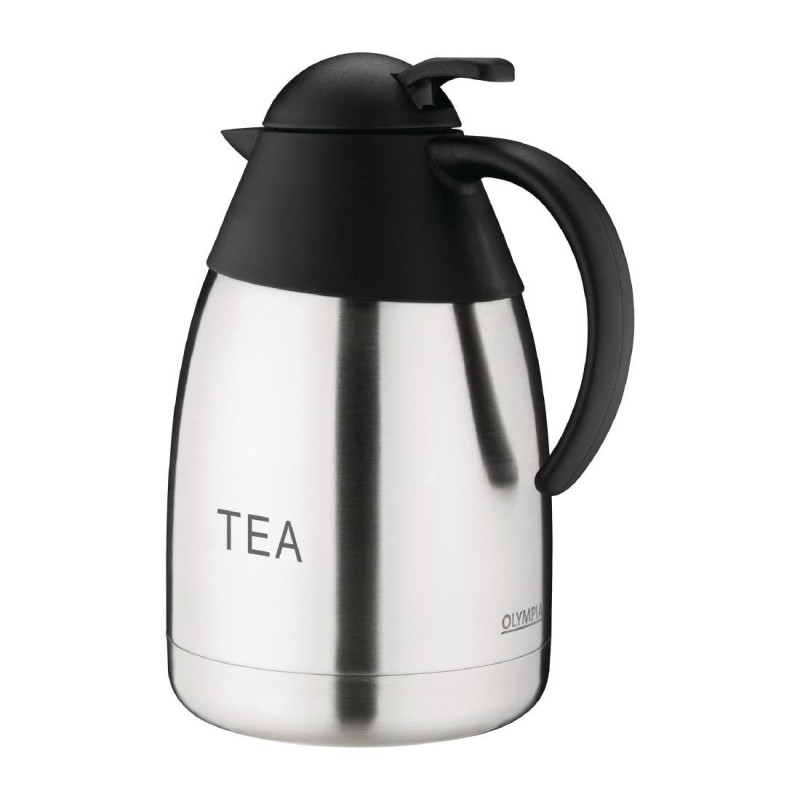 Brocca termica per tè con coperchio bombato da 1,5L - Olympia Brocca termica per tè con coperchio bombato da 1,5L - Olympia