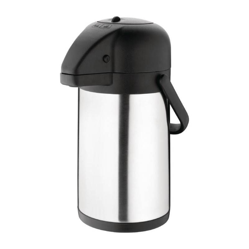 Brocca a doppia parete in acciaio inossidabile con pompa - 1,9L - Olympia Brocca a doppia parete in acciaio inossidabile con pompa - 1,9L - Olympia