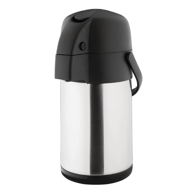 Brocca a doppia parete con leva in acciaio inossidabile 2,5L - Olympia Brocca a doppia parete con leva in acciaio inossidabile 2,5L - Olympia