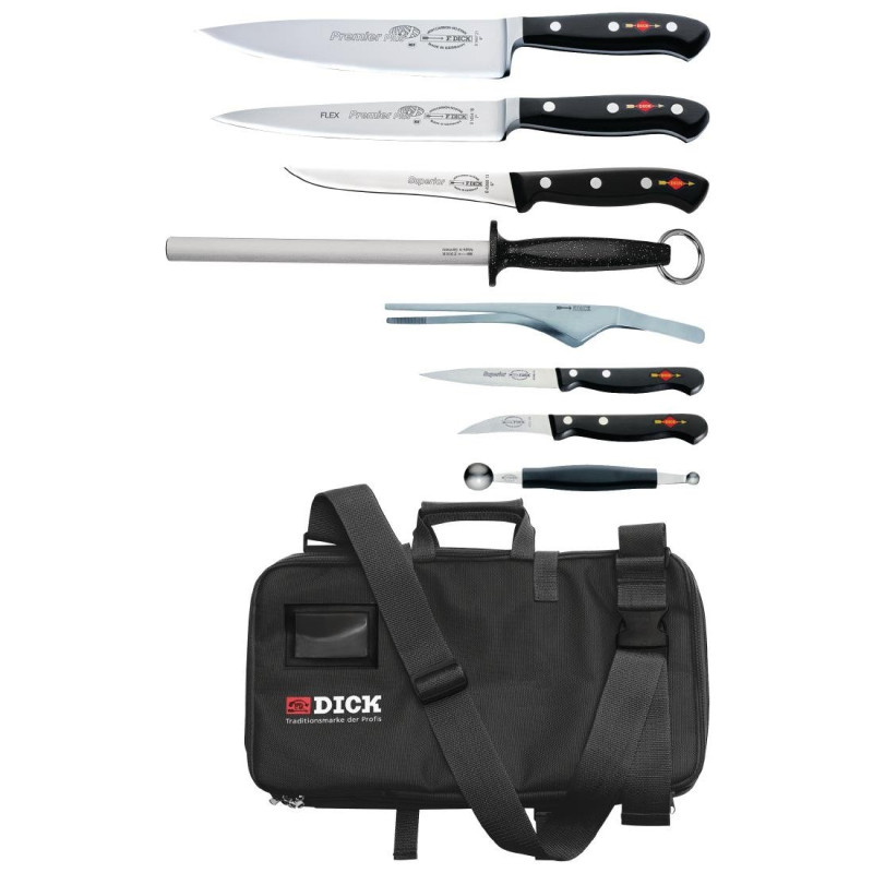Set di 8 coltelli con custodia - Dick Set di 8 coltelli con custodia - Dick