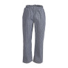 Pantaloni da cucina unisex Vegas a quadretti neri e bianchi taglia XL - Abbigliamento per chef Whites - Fourniresto