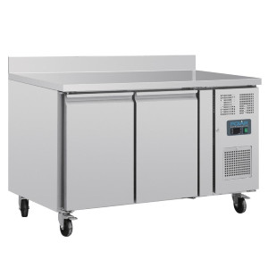 Tavolo Refrigerato 2 Ante Con Schienale - 282 L - Polar - Fourniresto