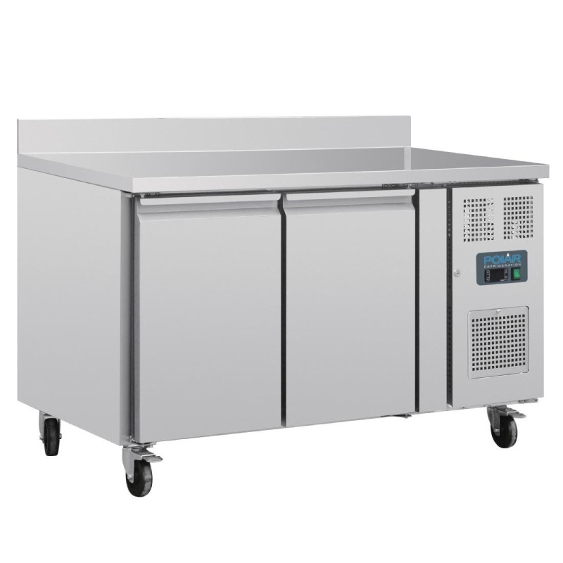 Tavolo Refrigerato 2 Ante Con Schienale - 282 L - Polar - Fourniresto Tavolo Refrigerato 2 Ante Con Schienale - 282 L - Polar - Fourniresto