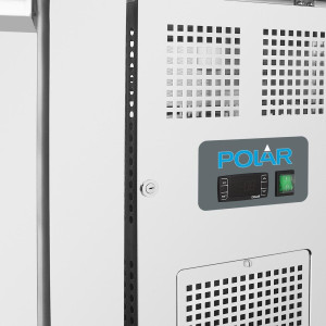 Tavolo Frigorifero Negativo 3 Porte Con Schienale Serie U - 417L - Polar -