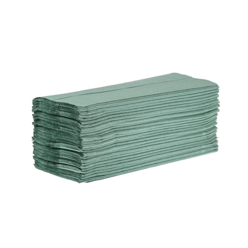 Asciugamani Monouso a Z Verde - Confezione da 12 - Jantex Asciugamani Monouso a Z Verde - Confezione da 12 - Jantex