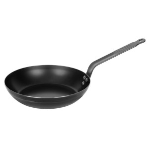 Padella ad induzione in lamiera blu - Ø 240mm - De Buyer