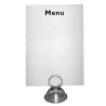 Porta-menu con anello in acciaio inossidabile - Olympia - Fourniresto