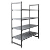 Unità con 4 ripiani a griglia - L 1375 x P 610mm - Cambro