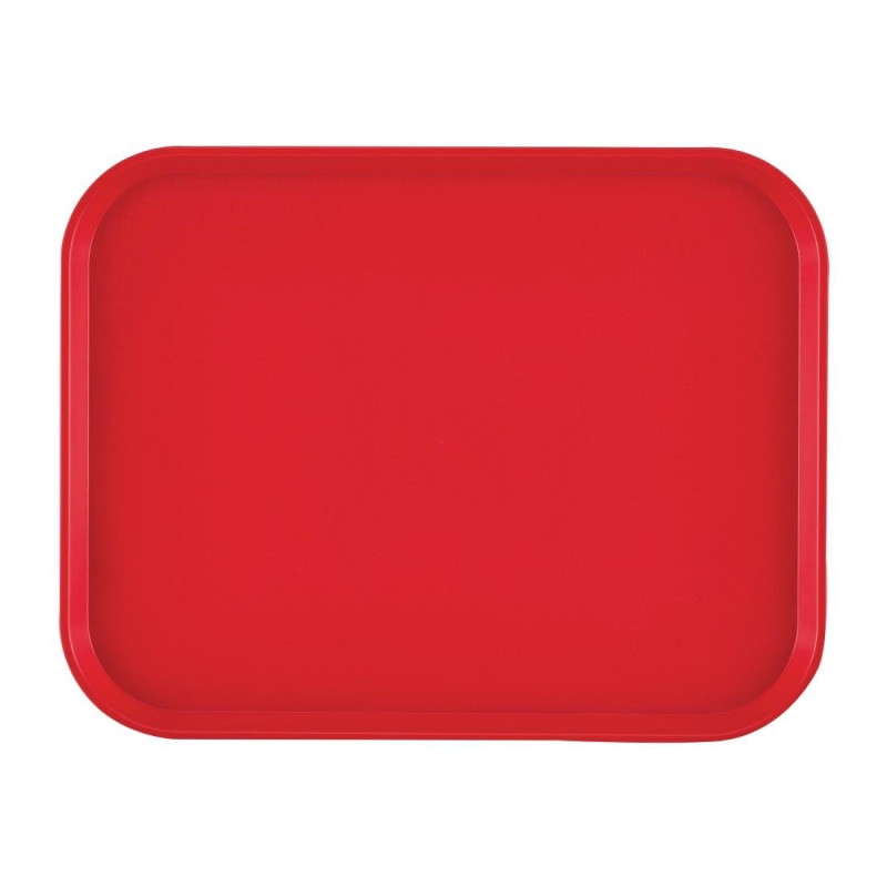 Vassoio rettangolare in polipropilene Fast Food rosso 410mm - Cambro - Fourniresto Vassoio rettangolare in polipropilene Fast Food rosso 410mm - Cambro - Fourniresto