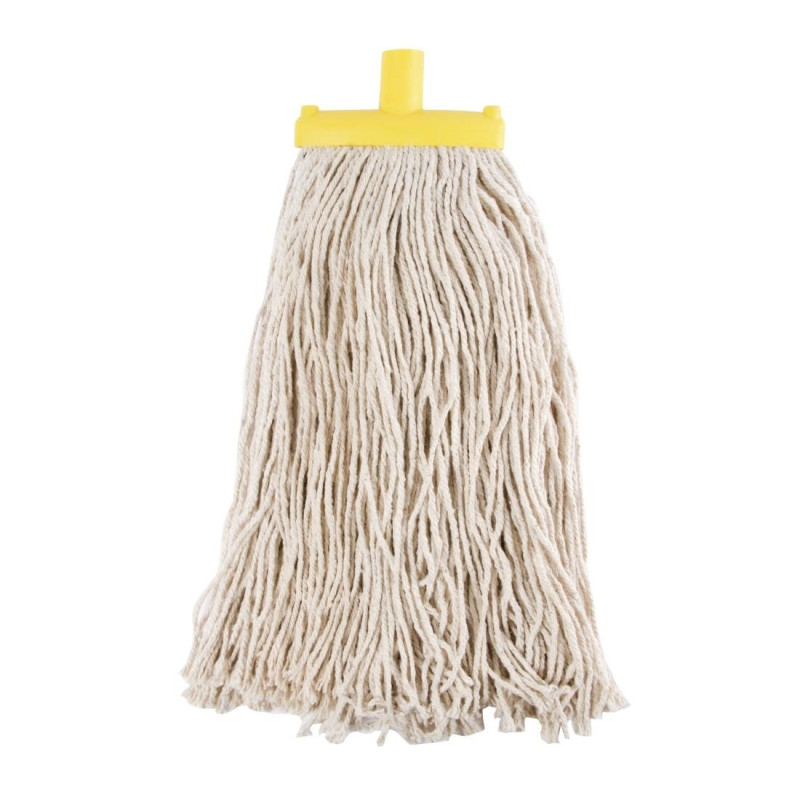 Testa di scopa a frange Prairie Kentucky con supporto giallo - Jantex - Fourniresto Testa di scopa a frange Prairie Kentucky con supporto giallo - Jantex - Fourniresto