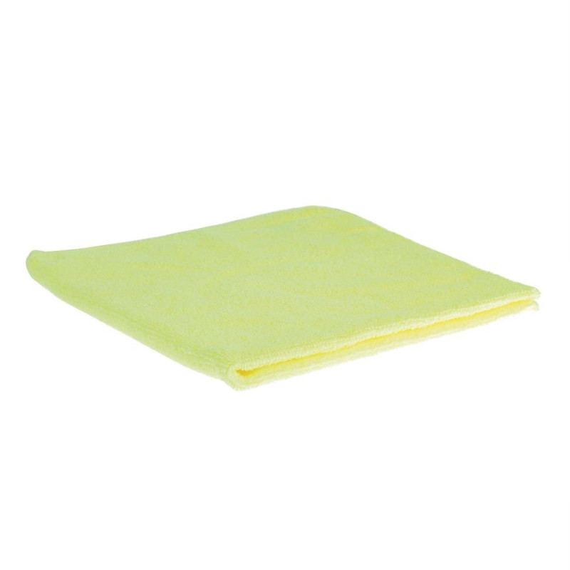 Panni in microfibra gialli - Pacco da 5 - Jantex Panni in microfibra gialli - Pacco da 5 - Jantex
