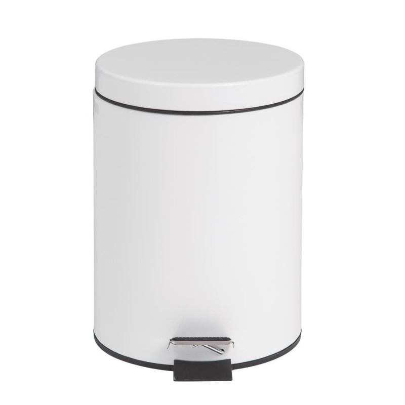 Cestino con pedale bianco - 5L - Bolero Cestino con pedale bianco - 5L - Bolero