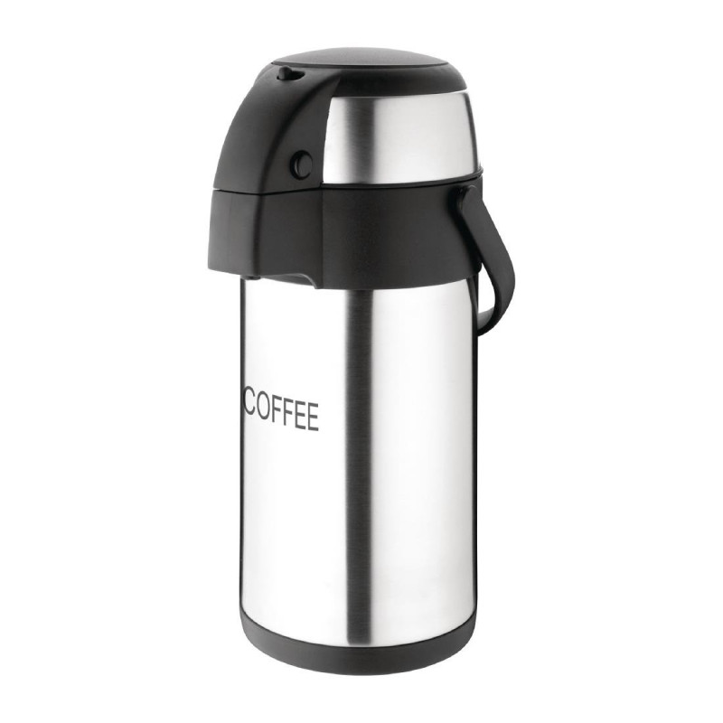 Brocca a pompa per caffè in acciaio inossidabile da 3L - Olympia Brocca a pompa per caffè in acciaio inossidabile da 3L - Olympia