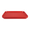 Vassoio Fast Food in Plastica Rosso - Olympia KRISTALLON - Fourniresto