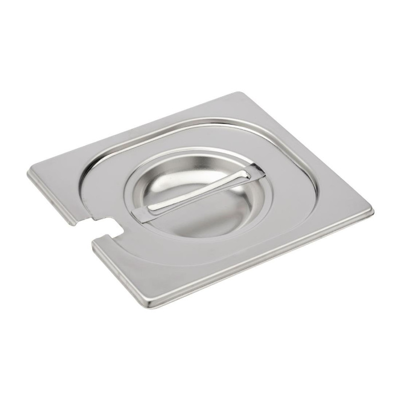 Coperchio in acciaio inossidabile con incavo GN 1/6 - Gastro M - Fourniresto Coperchio in acciaio inossidabile con incavo GN 1/6 - Gastro M - Fourniresto