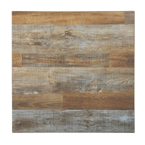 Piatto Tavolo Quadrato Effetto Legno Invecchiato - L 700mm - Bolero