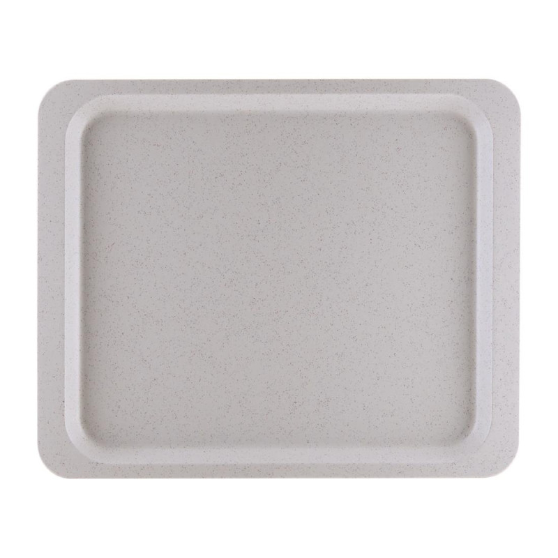 Vassoio da servizio in poliestere GN1/2 325x265mm Grigio marmorizzato - Roltex - Fourniresto Vassoio da servizio in poliestere GN1/2 325x265mm Grigio marmorizzato - Roltex - Fourniresto