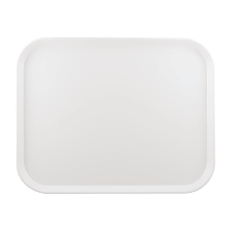 Vassoio da servizio in poliestere America 460x360mm Bianco - Roltex - Fourniresto Vassoio da servizio in poliestere America 460x360mm Bianco - Roltex - Fourniresto