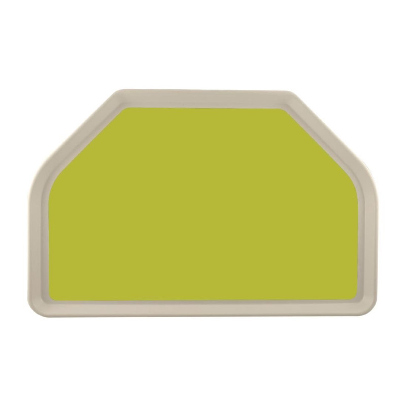 Vassoio da servizio in poliestere trapezoidale GN 500x325mm verde - Roltex - Fourniresto Vassoio da servizio in poliestere trapezoidale GN 500x325mm verde - Roltex - Fourniresto