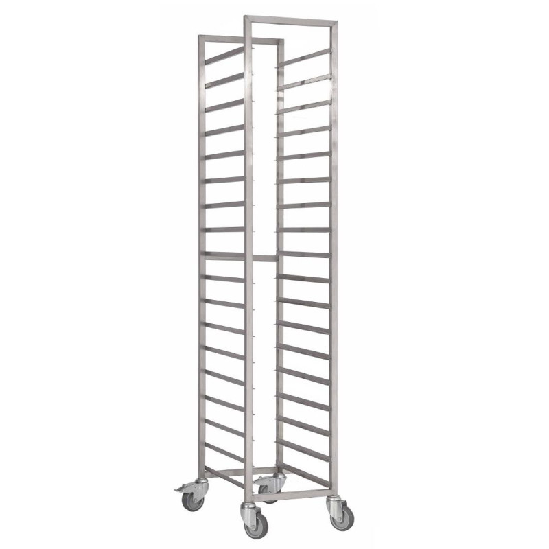 Carrello scorrevole in acciaio inossidabile - 600x400mm - 18 livelli - Gastro M Carrello scorrevole in acciaio inossidabile - 600x400mm - 18 livelli - Gastro M