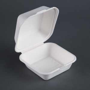 Scatole per hamburger compostabili - P 153mm - Confezione da 500 - Fiesta Green