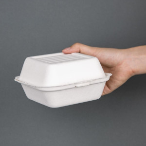 Scatole per hamburger compostabili - P 153mm - Confezione da 500 - Fiesta Green