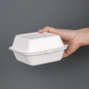 Scatole per hamburger compostabili - P 153mm - Confezione da 500 - Fiesta Green