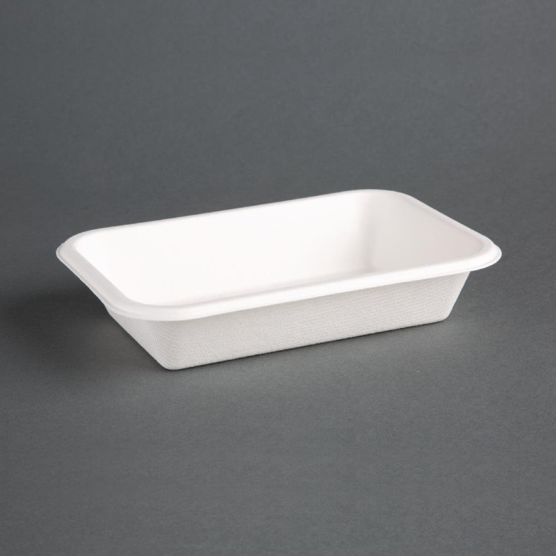 Barquette in Bagassa Compostabile 180mm - Confezione da 50 - Fiesta Green Barquette in Bagassa Compostabile 180mm - Confezione da 50 - Fiesta Green
