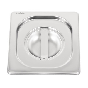 Coperchio in acciaio inossidabile - GN 1/6 - Vogue - Fourniresto