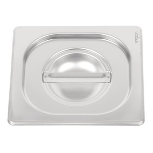 Coperchio in acciaio inossidabile - GN 1/6 - Vogue - Fourniresto
