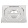 Coperchio in acciaio inossidabile - GN 1/6 - Vogue - Fourniresto