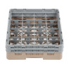 Scaffale per bicchieri 16 scomparti Camrack beige - L 500 x P 500mm - Cambro
