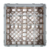 Scaffale per bicchieri 16 scomparti Camrack beige - L 500 x P 500mm - Cambro