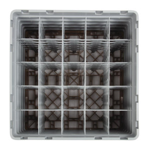 Scaffale per bicchieri 25 scomparti Camrack beige-500x 500mm - Cambro