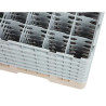 Scaffale per bicchieri 25 scomparti Camrack beige - L 500 x L 500mm - Cambro