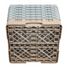 Scaffale per bicchieri 25 scomparti Camrack beige - L 500 x L 500mm - Cambro