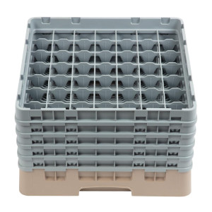 Scaffale per bicchieri 49 scomparti Camrack beige-L 500 x P 500mm - Cambro - Fourniresto