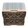 Scaffale per bicchieri 49 scomparti Camrack beige-L 500 x P 500mm - Cambro - Fourniresto