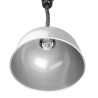 Lampada Riscaldante a Cupola Pieghevole in Metallo Spazzolato - Buffalo