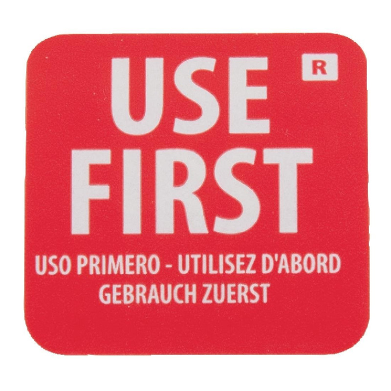 Etichette "Da utilizzare per prime" - Lotto da 1000 - Vogue Etichette "Da utilizzare per prime" - Lotto da 1000 - Vogue